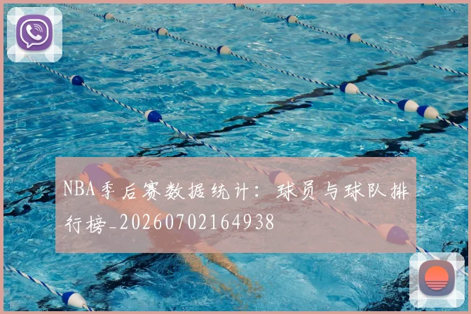 NBA季后赛数据统计：球员与球队排行榜_20260702164938